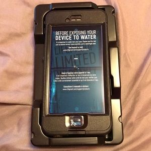 iPhone 6s nuud life proof case black